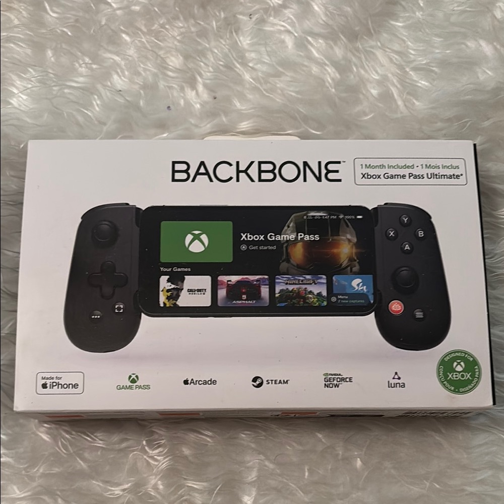 Black Mobile Gaming Controller for iPhone